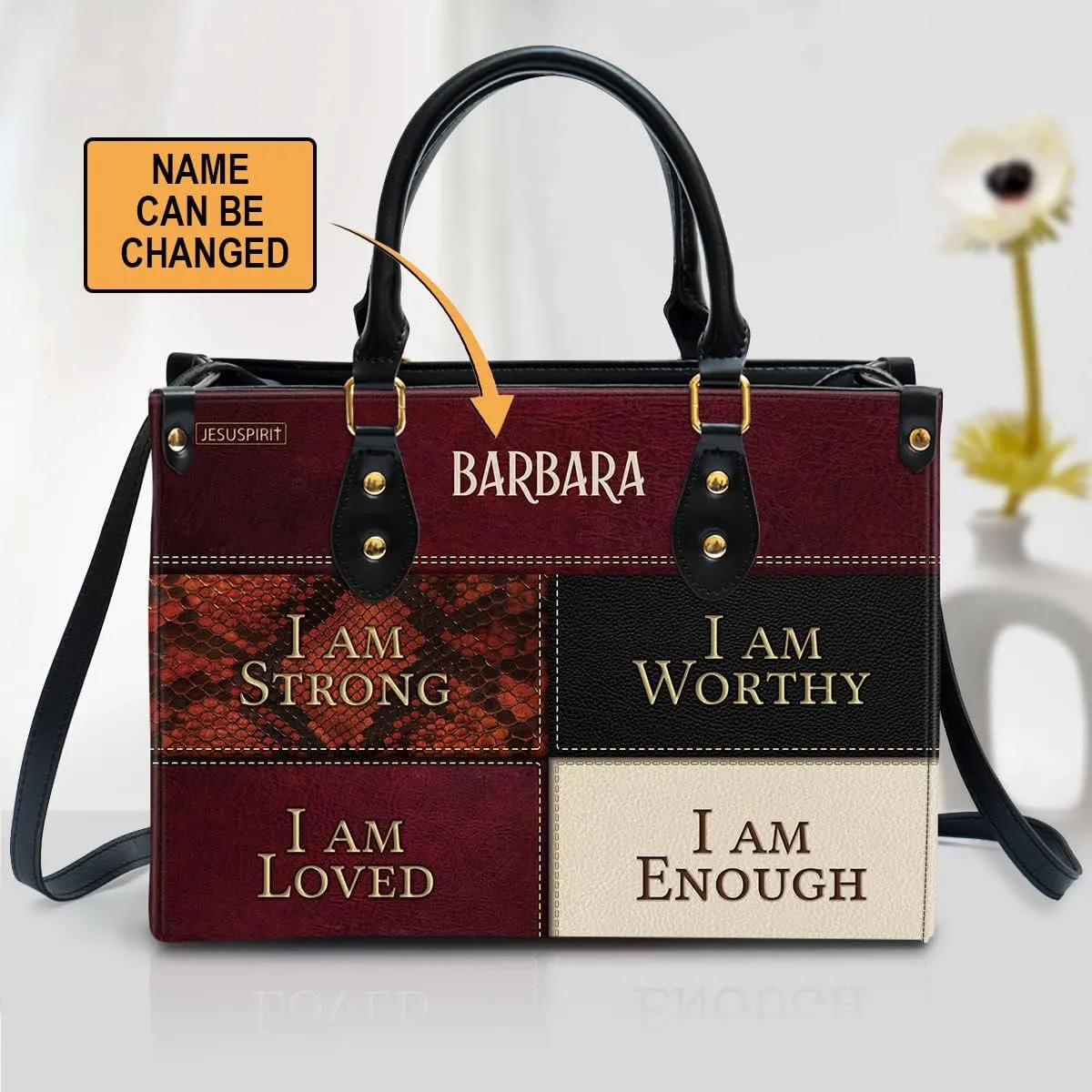 Personalized Leather Handbags For Woman - Christmas Gifts For Women - Christian Gifts