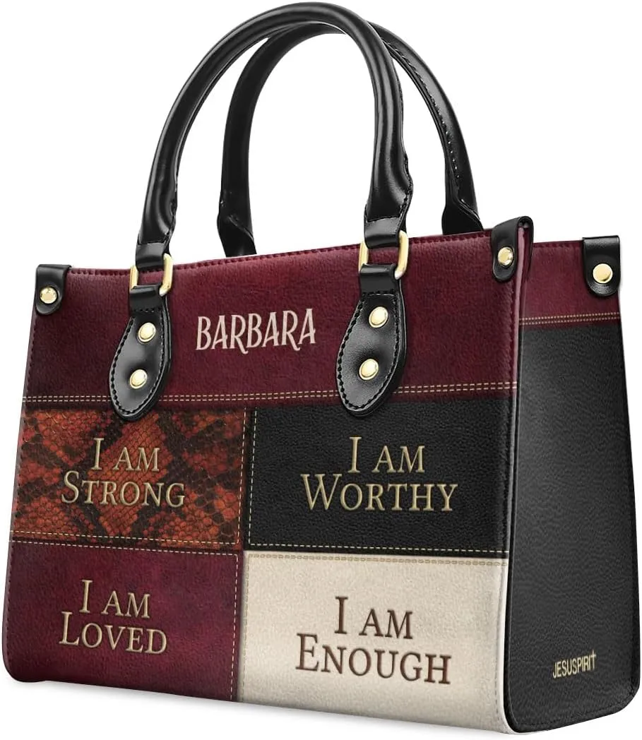 Personalized Leather Handbags For Woman - Christmas Gifts For Women - Christian Gifts