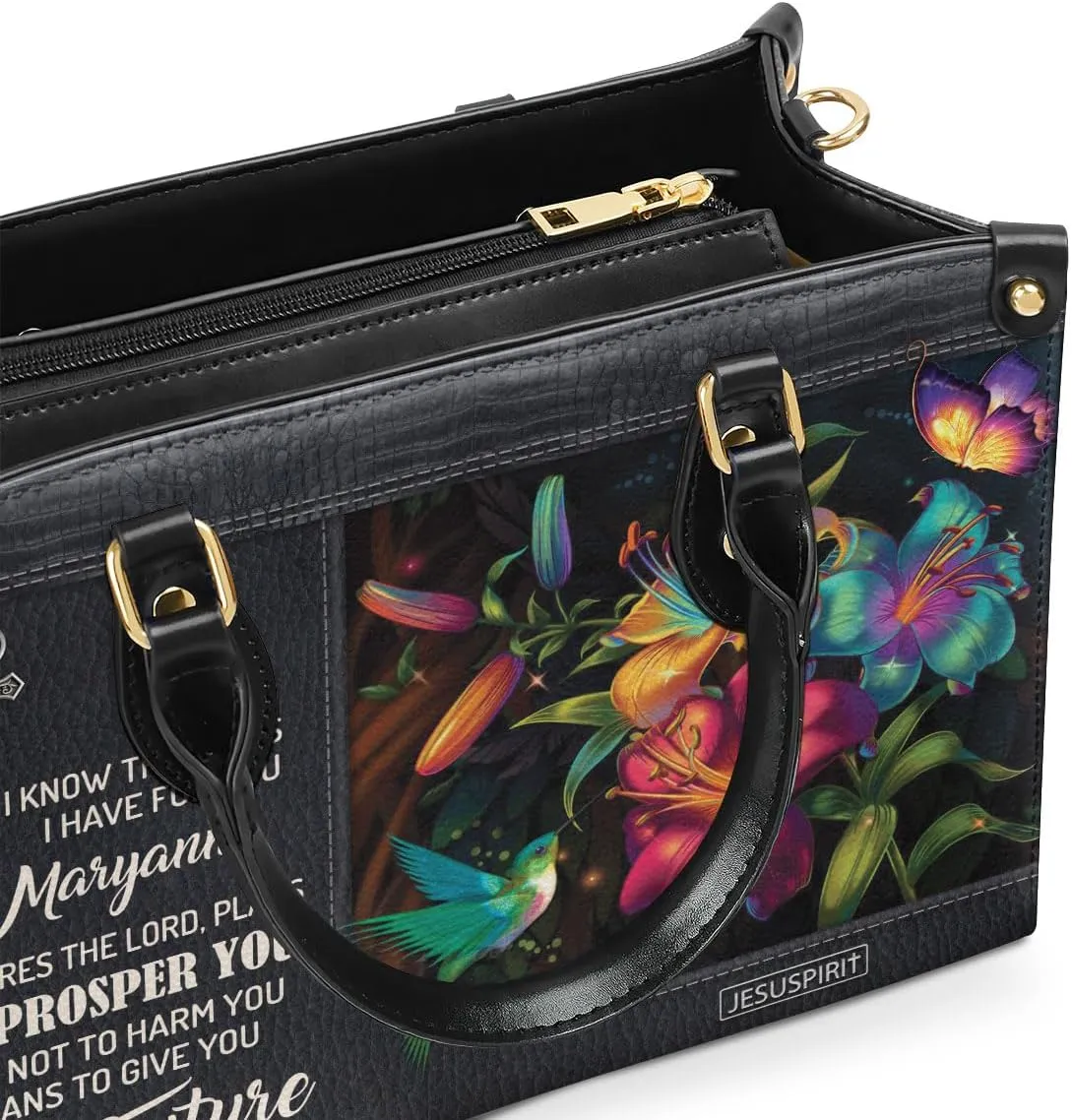 Personalized Leather Handbags For Woman - Christmas Gifts For Women - Christian Gifts