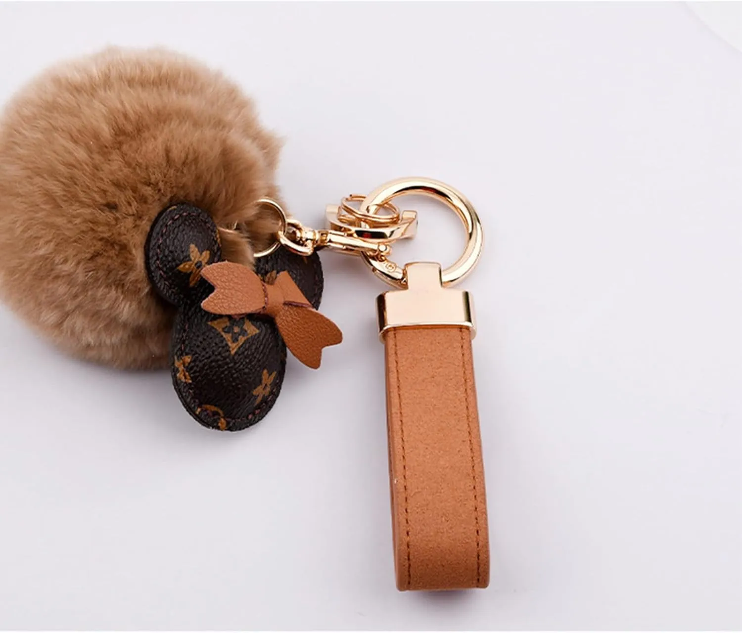 Personalized Leather Keychain Custom Engraved Name Keychain for Birthday Men and Women
