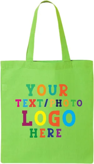Personalized Tote Bags Promotional Custom Tote Bag Bulk Discounts 1/12/50/100 Canvas Cotton Bag Printing With Logo text Photo