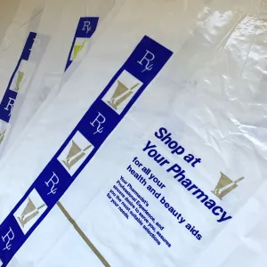 Pharmacy Bags - Plastic GS Design