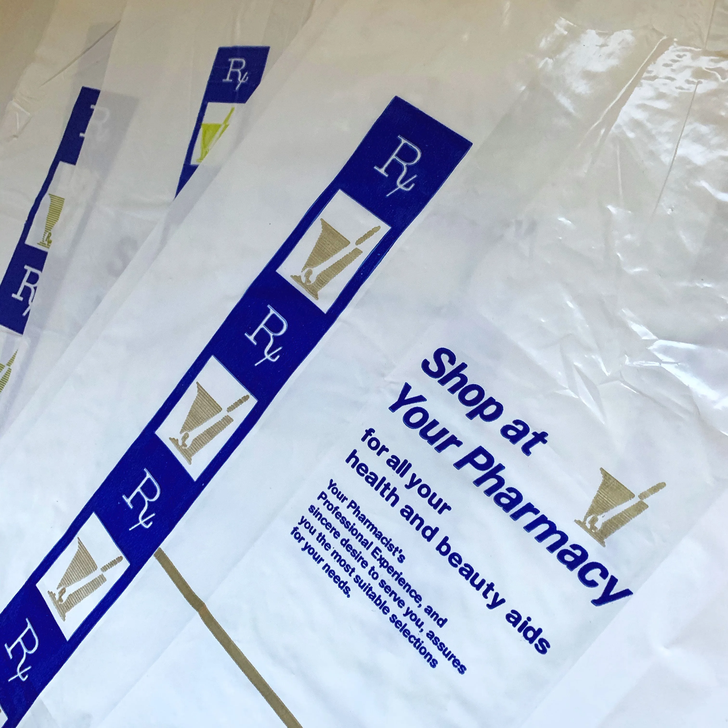 Pharmacy Bags - Plastic GS Design