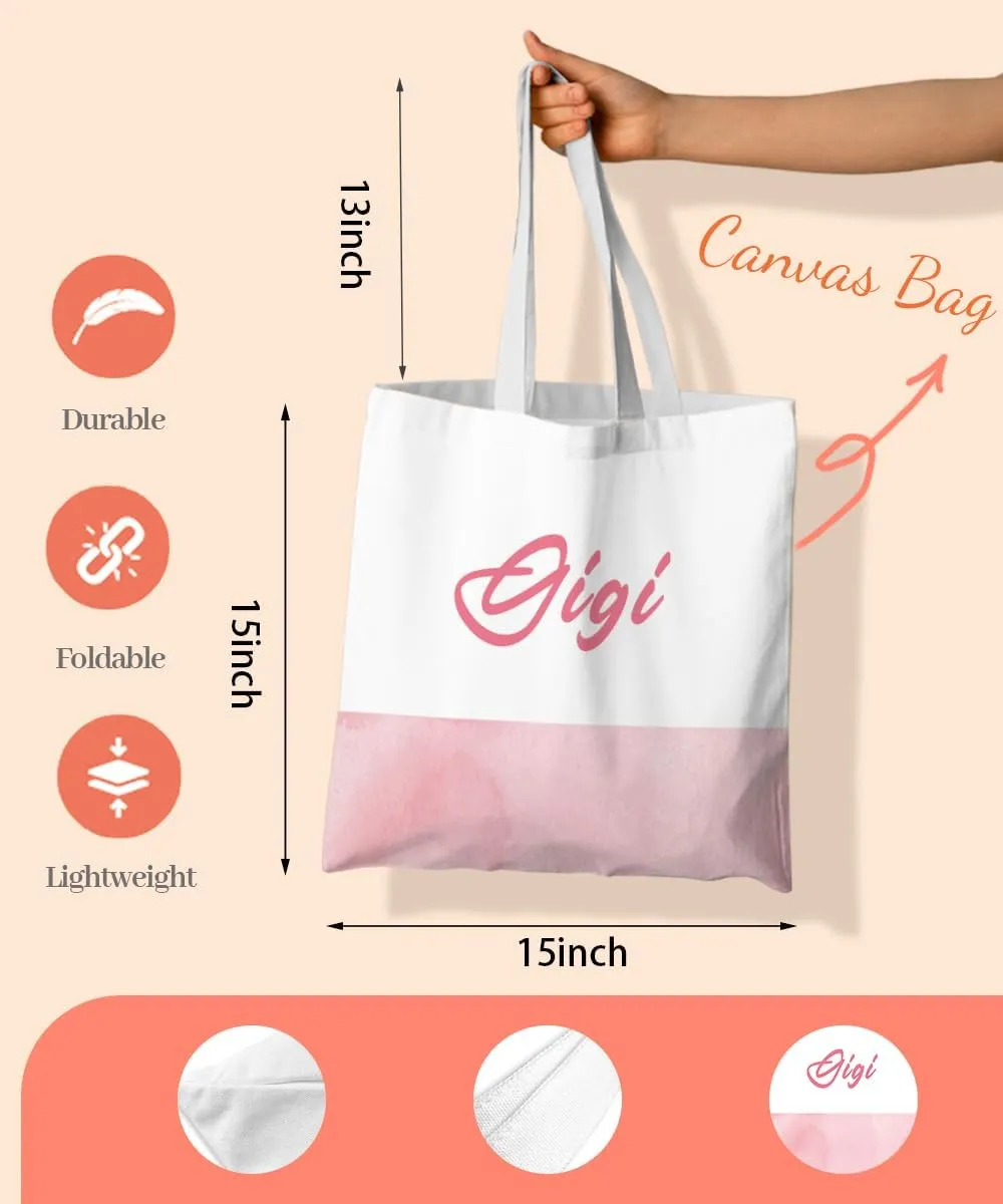Pink Grandma Gifts Tote Bag, Gifts for Grandma, Grandma Gifts from Grandkids, Best Grandma Christmas Birthday Gifts
