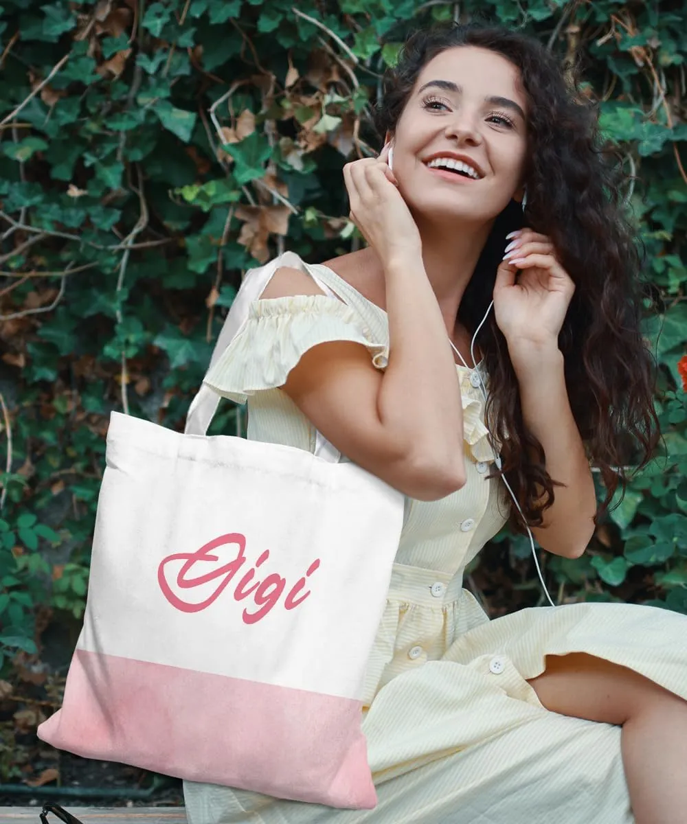Pink Grandma Gifts Tote Bag, Gifts for Grandma, Grandma Gifts from Grandkids, Best Grandma Christmas Birthday Gifts