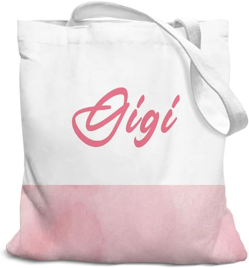 Pink Grandma Gifts Tote Bag, Gifts for Grandma, Grandma Gifts from Grandkids, Best Grandma Christmas Birthday Gifts