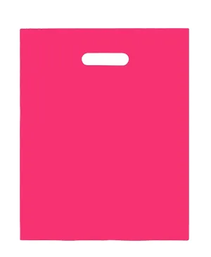 PLASTIC MERCHANDISE STORE BAGS, sizes, 9"x12", 12"x15"& 15x18 and more Retail Bags (Fuchsia, 12" x 15")