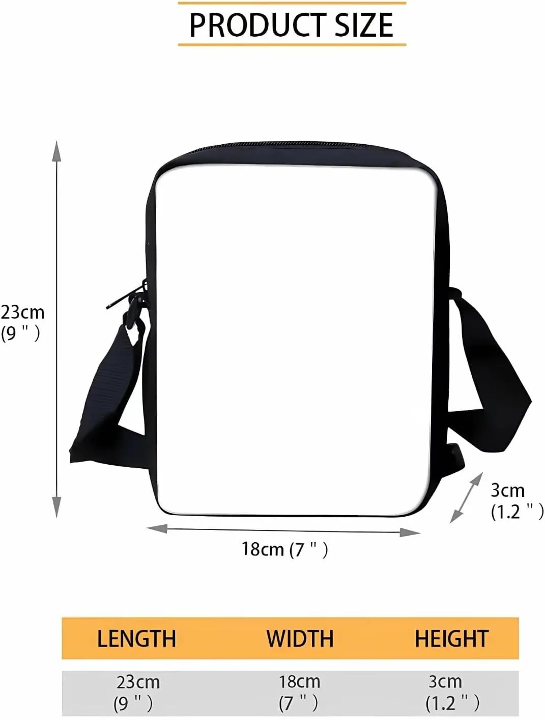 Poceacles Messenger Bag for Women Crossbody Purse Zipper Travel Mini Shoulder Bags with Adjustable Strap