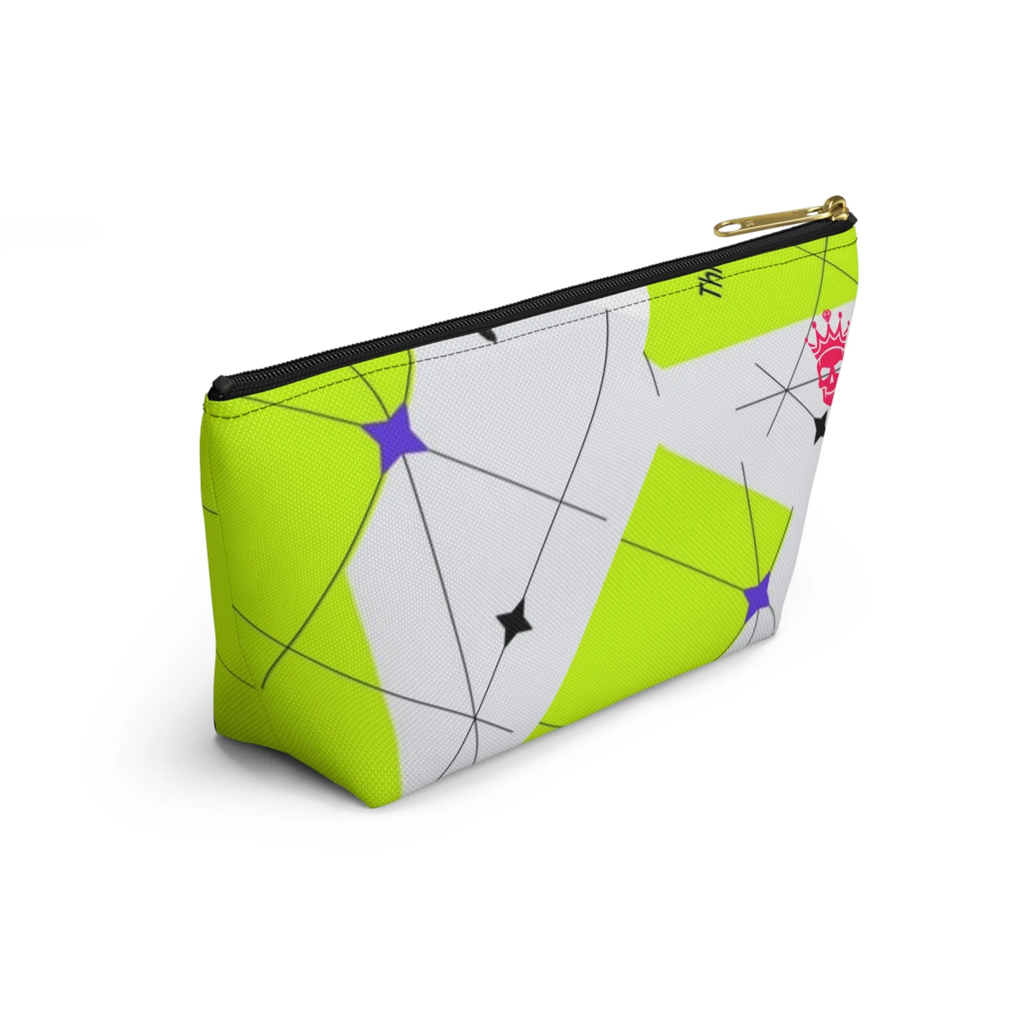 Poison Green T-bottom Make Up Bag