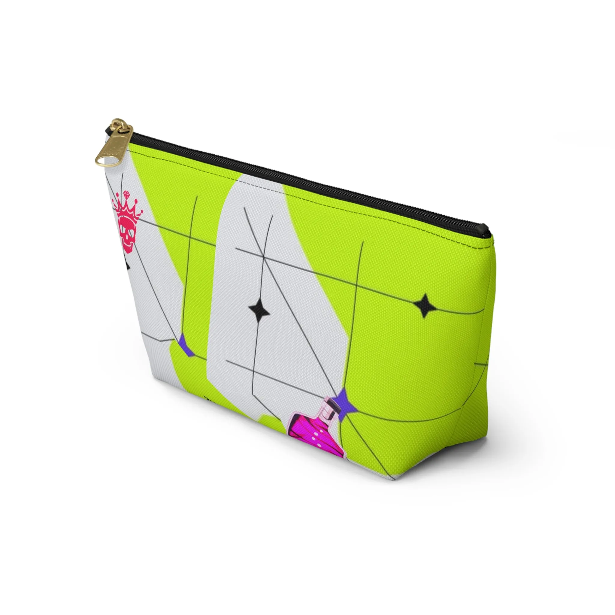 Poison Green T-bottom Make Up Bag
