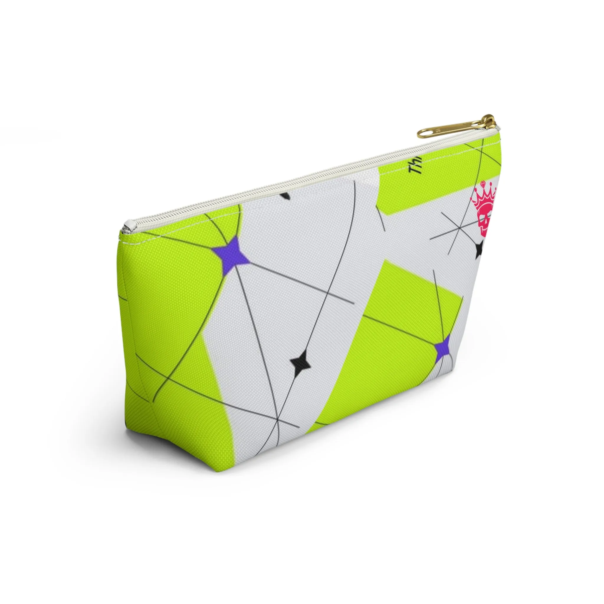 Poison Green T-bottom Make Up Bag