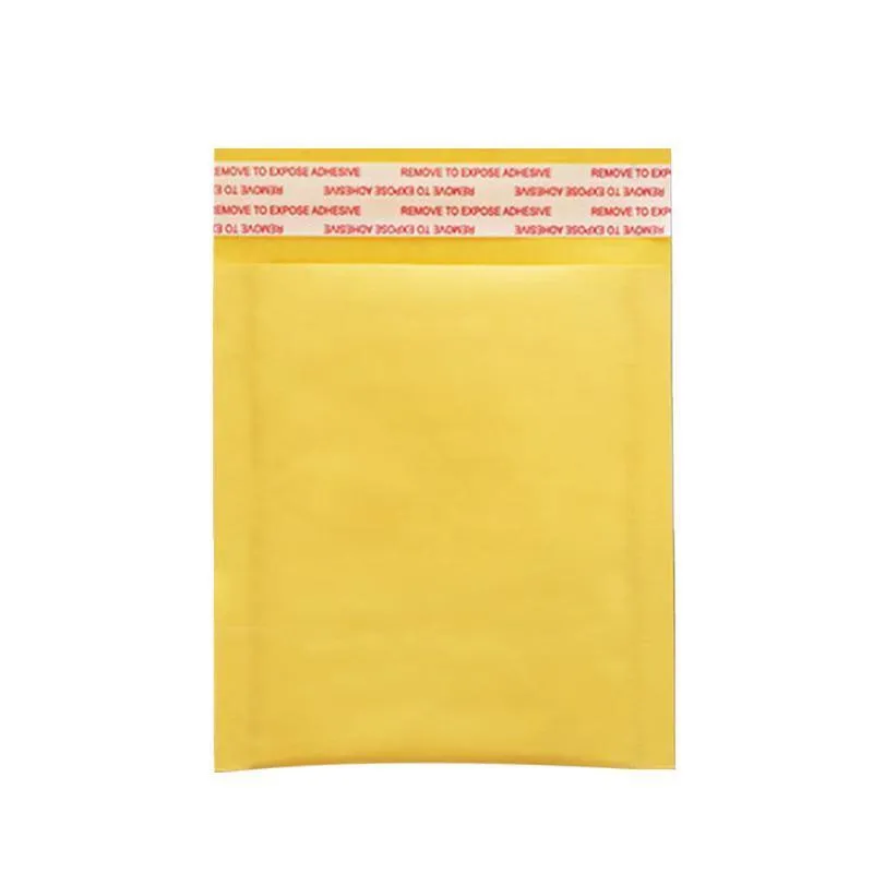 Poly Bubble Mailers 25PCS 8Sizes Yellow Plastic Padded Bags