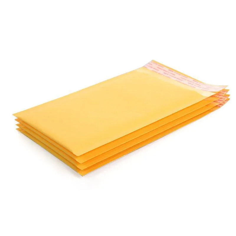 Poly Bubble Mailers 25PCS 8Sizes Yellow Plastic Padded Bags