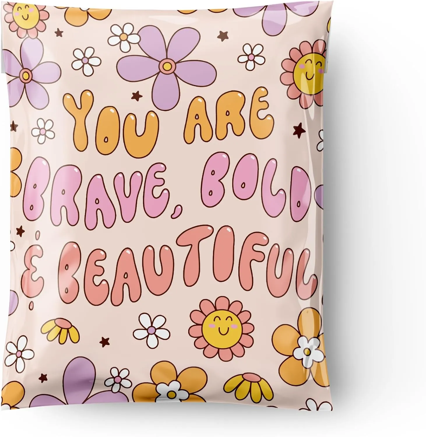 Poly Mailers 10x13 100 Pack, Waterproof & Tear Resistant Mailing Envelopes for Small Business Supplies, Cute Shipping Bags for Clothes & Small Business Bold & Beautiful
