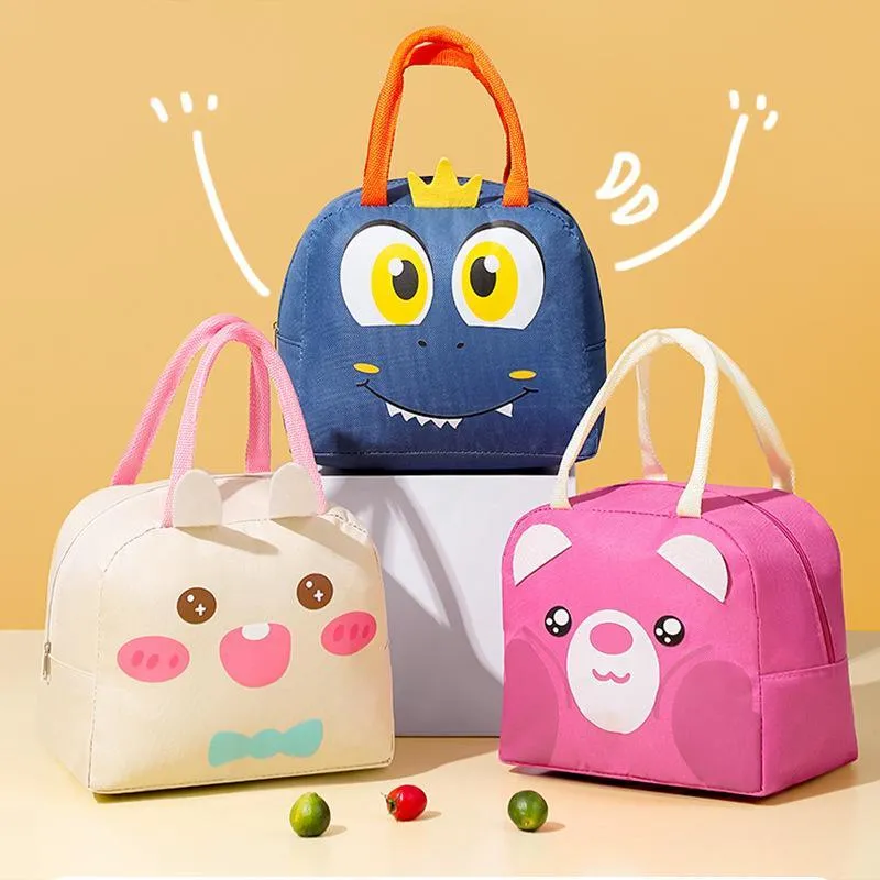 Portable Insulated Thermal Cooler Lunch Box 8Styles 1PC