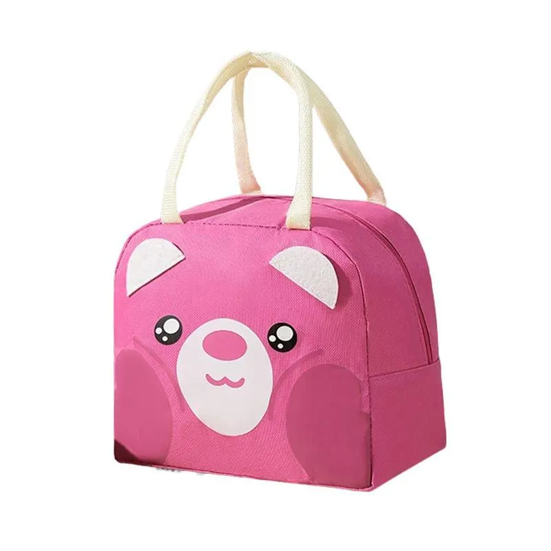 Portable Insulated Thermal Cooler Lunch Box 8Styles 1PC