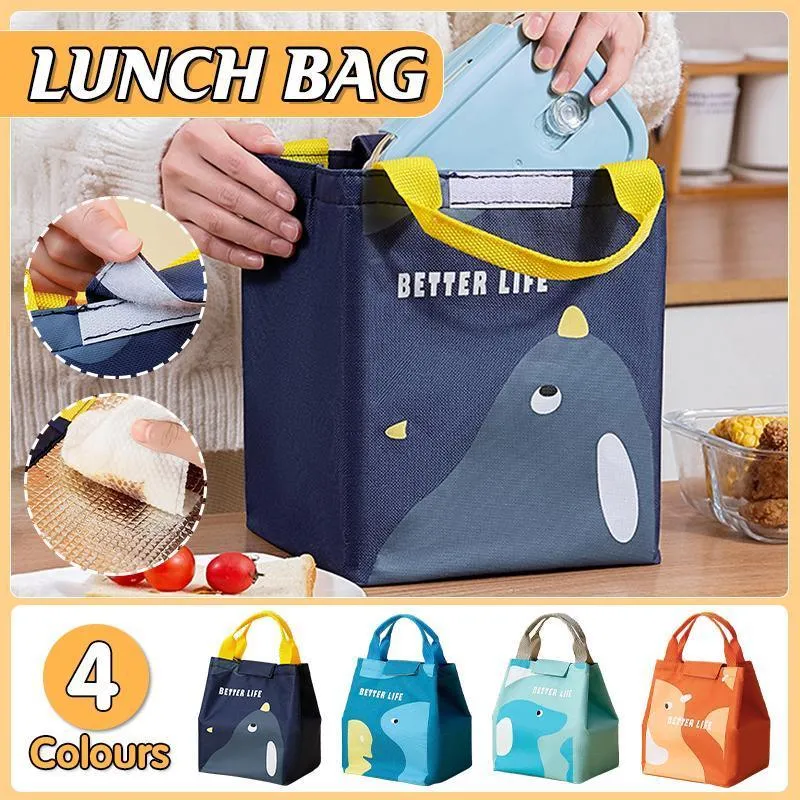 Portable Lunch Bag 1PC 4Colours Thermal Insulated