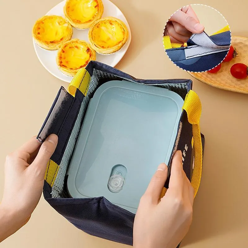 Portable Lunch Bag 1PC 4Colours Thermal Insulated