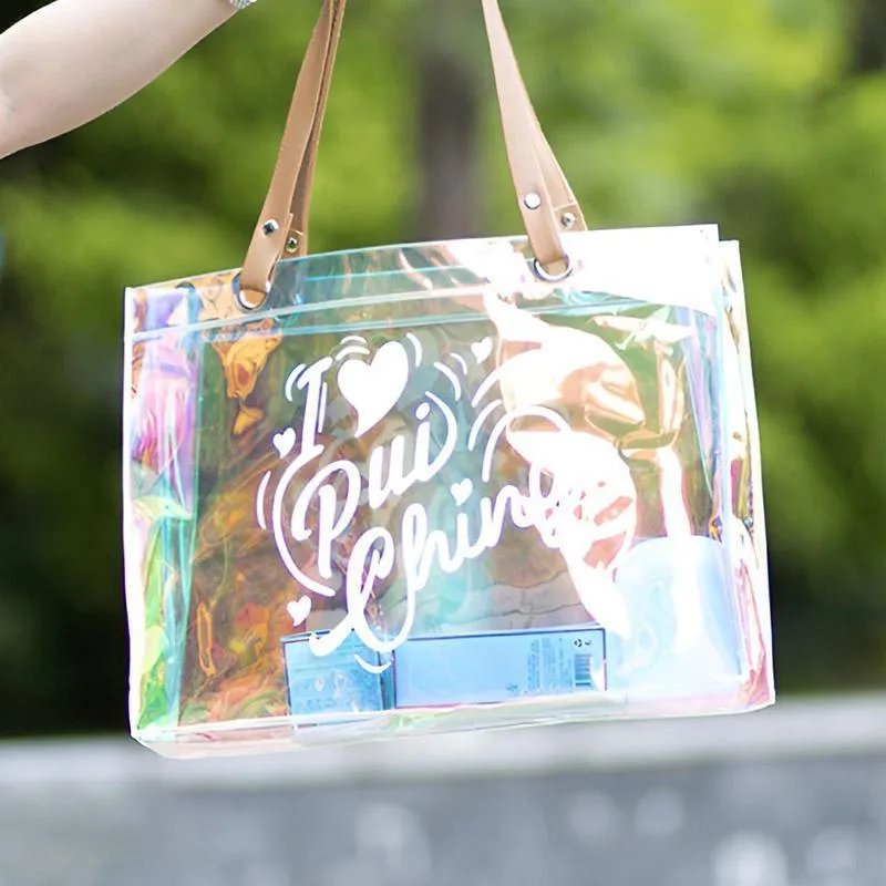 Practical Clear Handbag 2 PCS