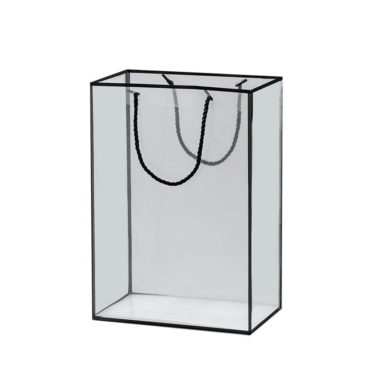 Premium PVC Clear Tote Bags Gift Packaging 10PCS