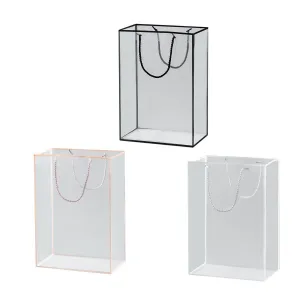 Premium PVC Clear Tote Bags Gift Packaging 10PCS