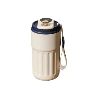 Premium Smart Thermos Bottle – 450ml Stainless Steel Vacuum Cup with Temperature Display, Portable Business Thermal Mug for Coffee, Office, and Travel, Durable 316 Steel Insulation