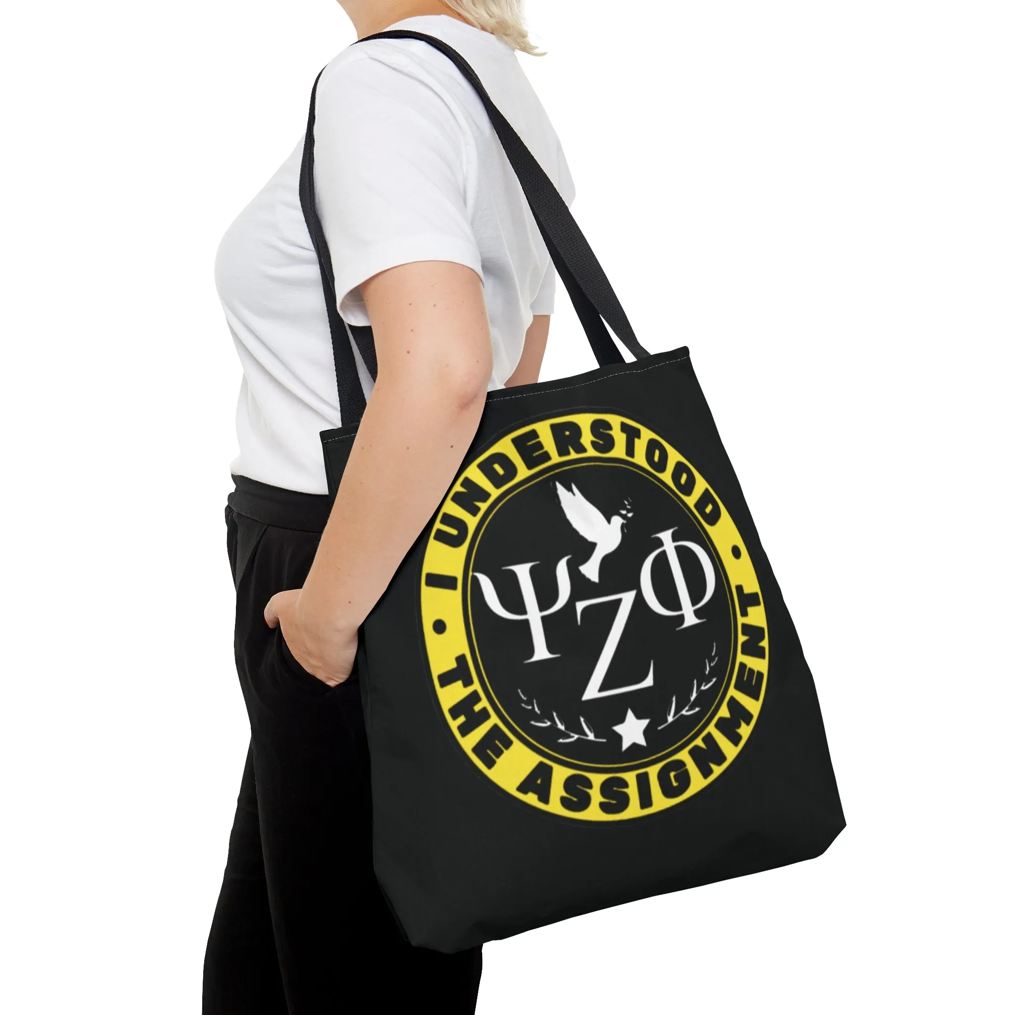 Psi Zeta Phi "I Understood the Assignment" Tote Bag