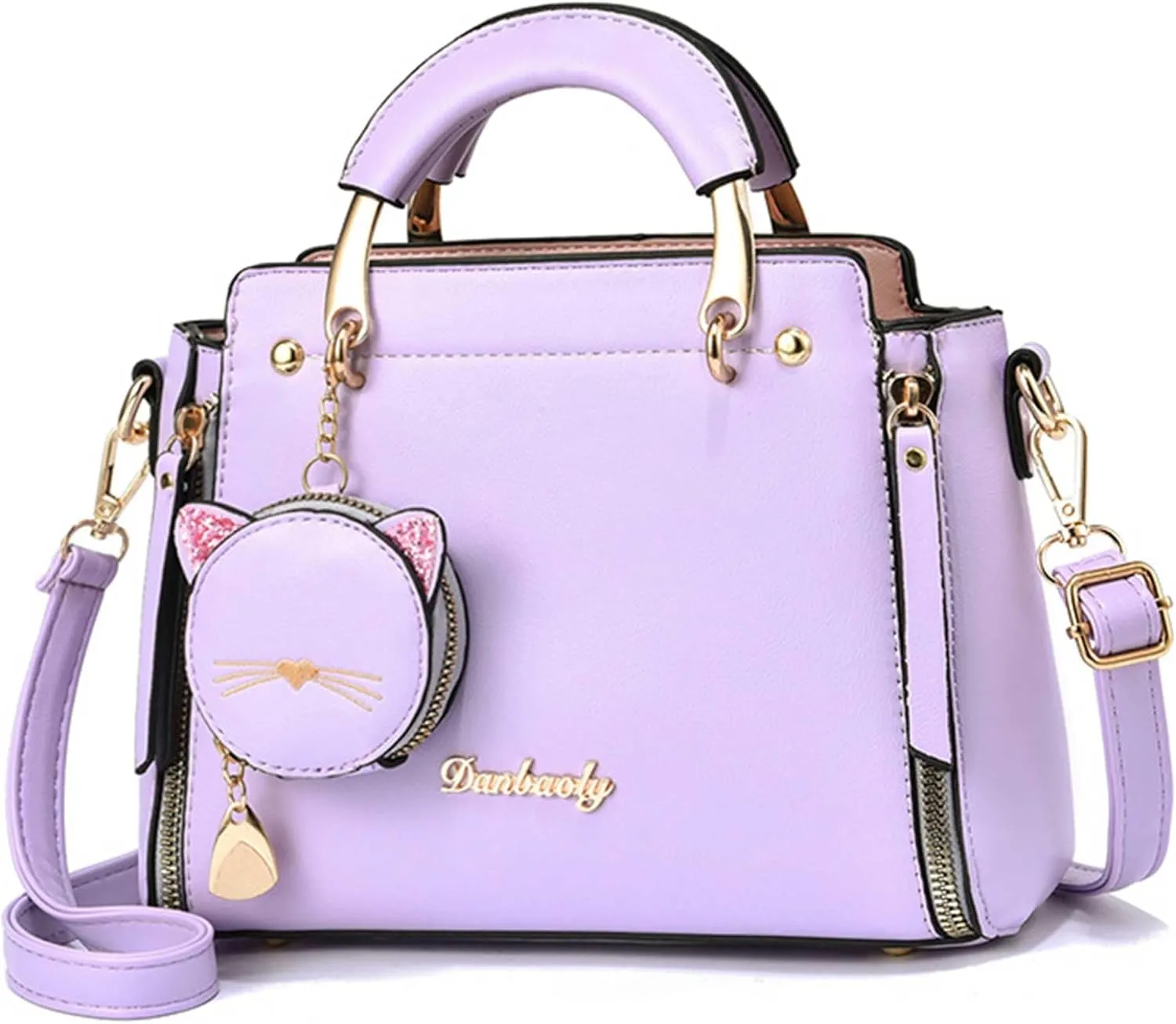 Purses and Handbags for Women Fashion PU Leather Top Handle Women Satchel Shoulder Bags Small Totes Crossbody Bags