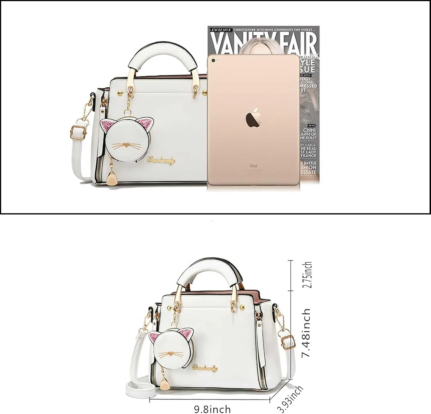 Purses and Handbags for Women Fashion PU Leather Top Handle Women Satchel Shoulder Bags Small Totes Crossbody Bags