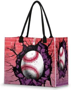 QsirBC Art Village Tote Bag for Women Shoulder Bags with Pockets Handbags Purses Large Totes