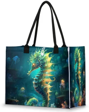 QsirBC Color Modern Decor Tote Bag for Women Shoulder Bags with Pockets Handbags Purses Large Totes
