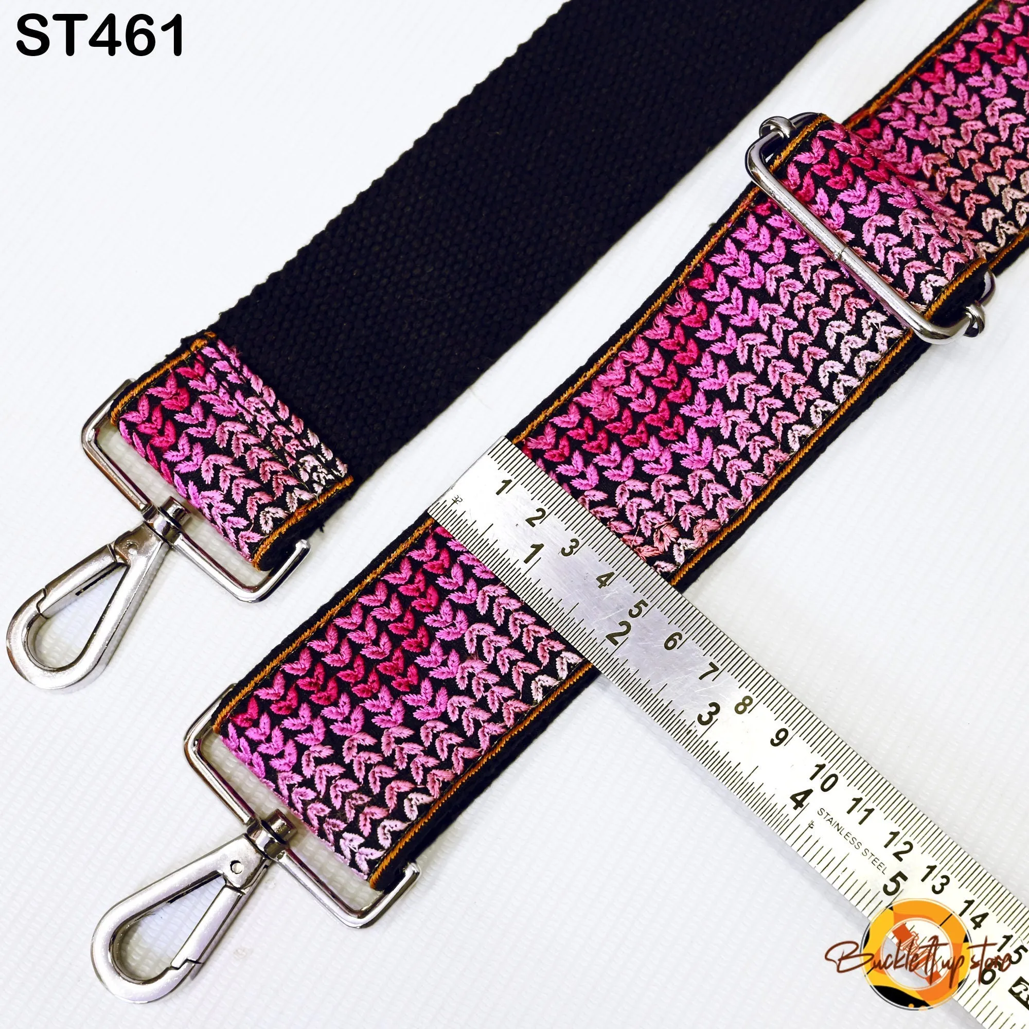Replacement Purse Strap Embroidery Crossbody Strap for Purses Floral Embroidered Bag Strap Boho Guitar Strap Handbag Strap Gift for Sister