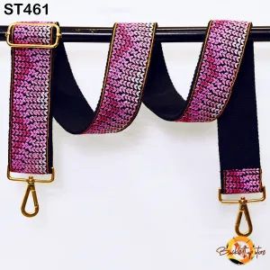 Replacement Purse Strap Embroidery Crossbody Strap for Purses Floral Embroidered Bag Strap Boho Guitar Strap Handbag Strap Gift for Sister
