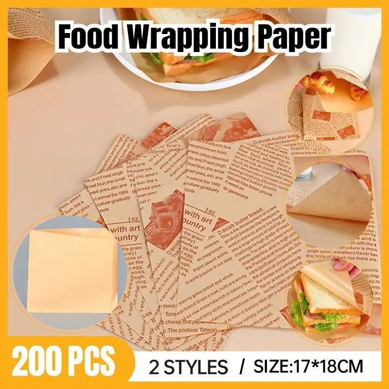 Resistant Oil Sandwich Bags 200PCS