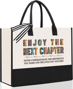 Retirement Tote Bag, Retirement Gifts for Women, Going Away Gifts for Coworker, Farewell Gifts for Coworkers Friends