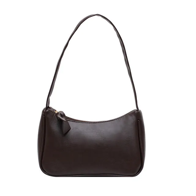 Retro Totes Bags For Women 2020 Trendy Vintage Handbag Soft Leather Female Small Subaxillary Bags Casual Retro Mini Shoulder Bag