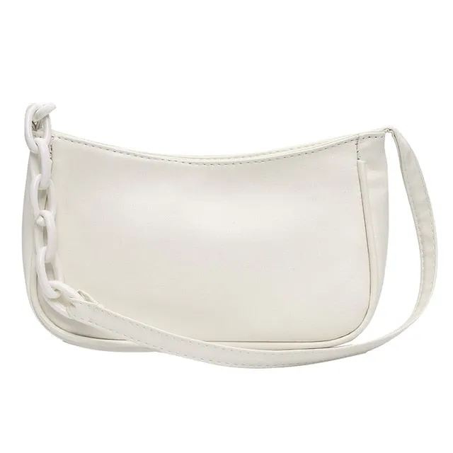 Retro Totes Bags For Women 2020 Trendy Vintage Handbag Soft Leather Female Small Subaxillary Bags Casual Retro Mini Shoulder Bag