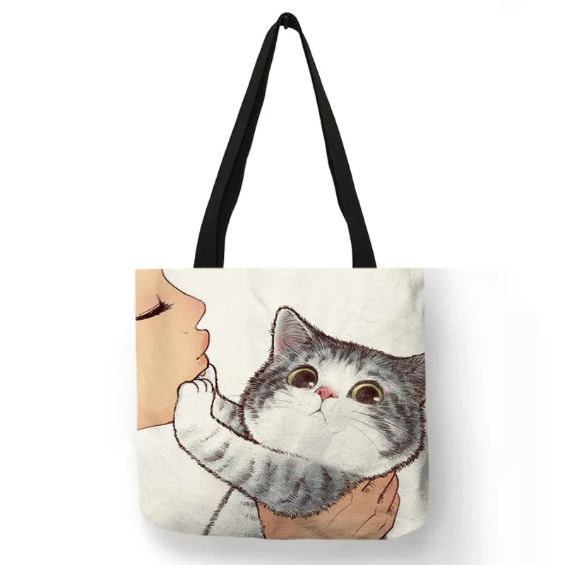 Reusable Shopping Bag Outdoor Beach Bag Totes