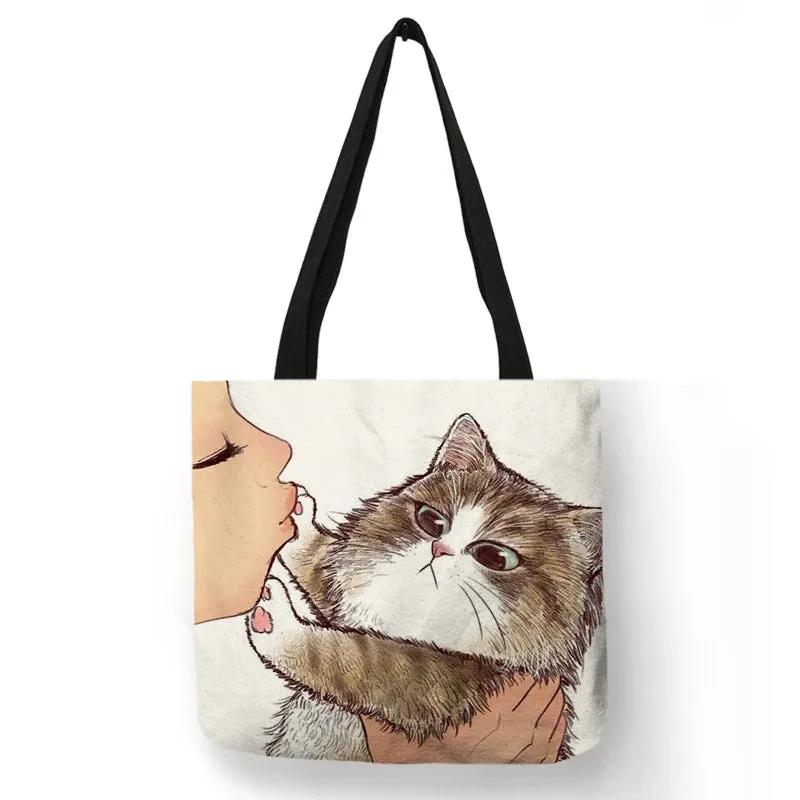 Reusable Shopping Bag Outdoor Beach Bag Totes