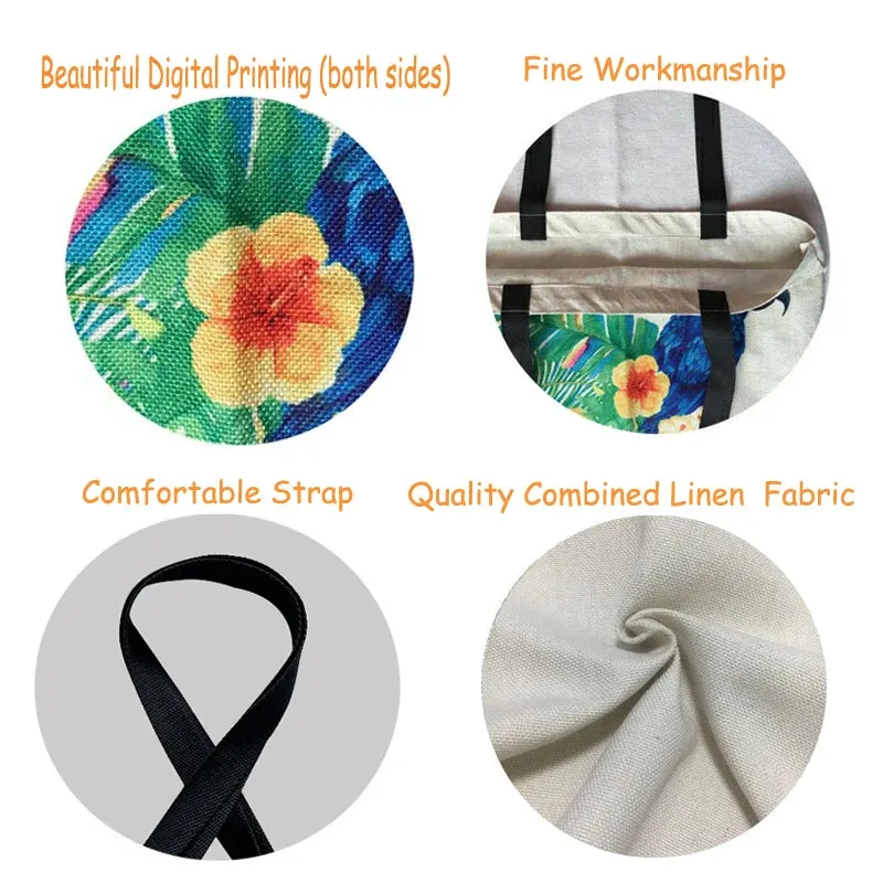 Reusable Shopping Bag Outdoor Beach Bag Totes