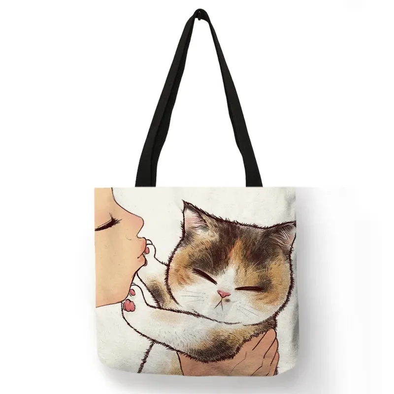Reusable Shopping Bag Outdoor Beach Bag Totes