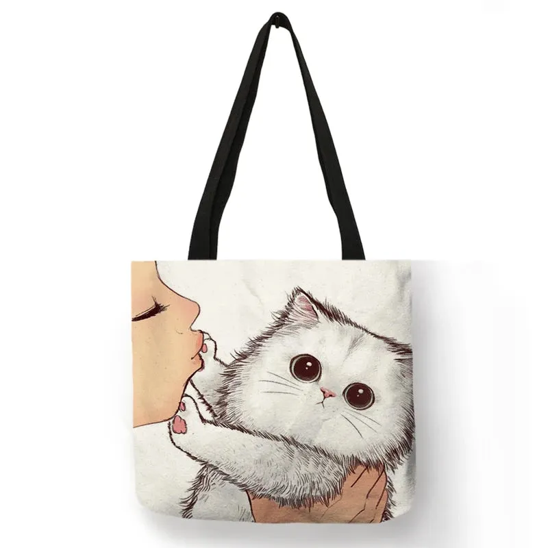 Reusable Shopping Bag Outdoor Beach Bag Totes