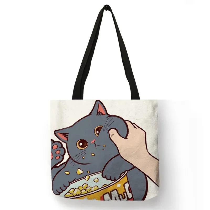 Reusable Shopping Bag Outdoor Beach Bag Totes