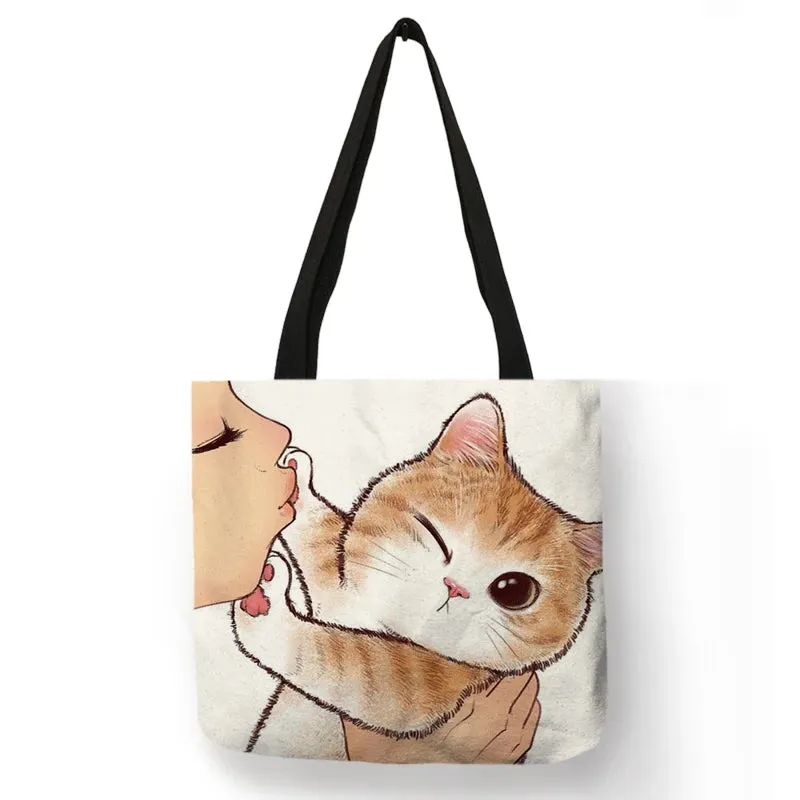 Reusable Shopping Bag Outdoor Beach Bag Totes