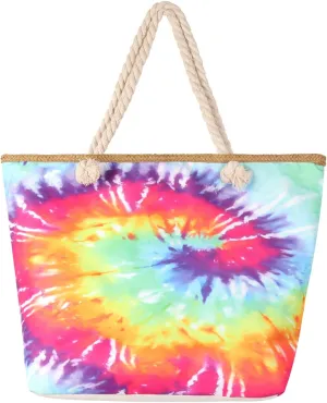 RIAH FASHION Large Reusable Eco Shopper Beach Tote - Travel Shoulder Bag Pineapple, Flower, Skull, Leaf Straw, Leopard Canvas