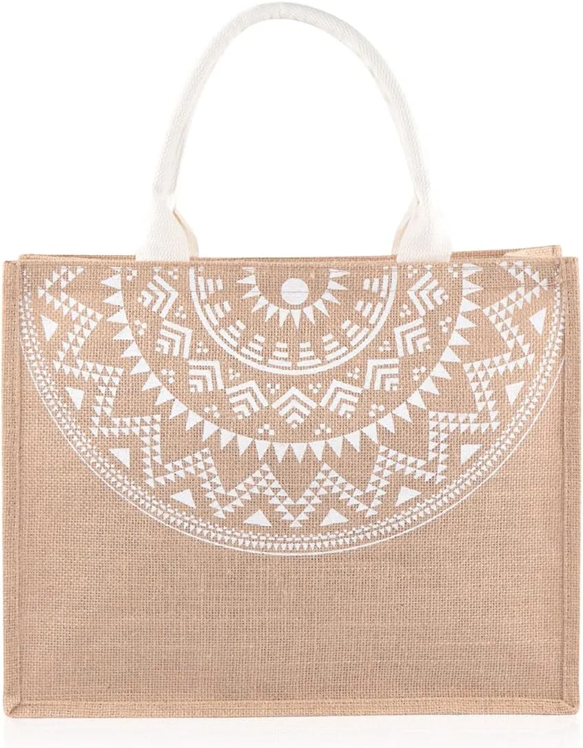 RIAH FASHION Large Reusable Eco Shopper Beach Tote - Travel Shoulder Bag Pineapple, Flower, Skull, Leaf Straw, Leopard Canvas