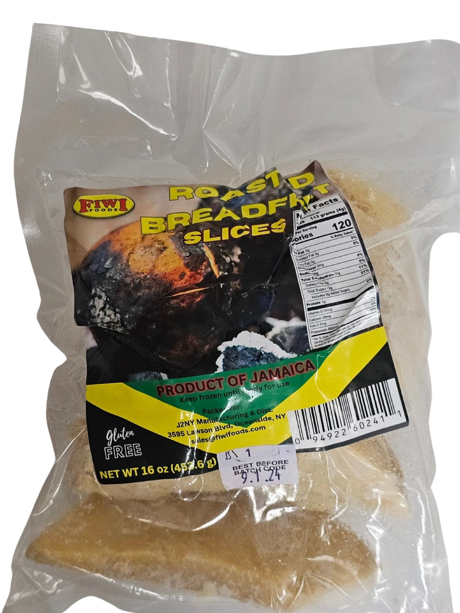 Roasted Breadfruit Slices