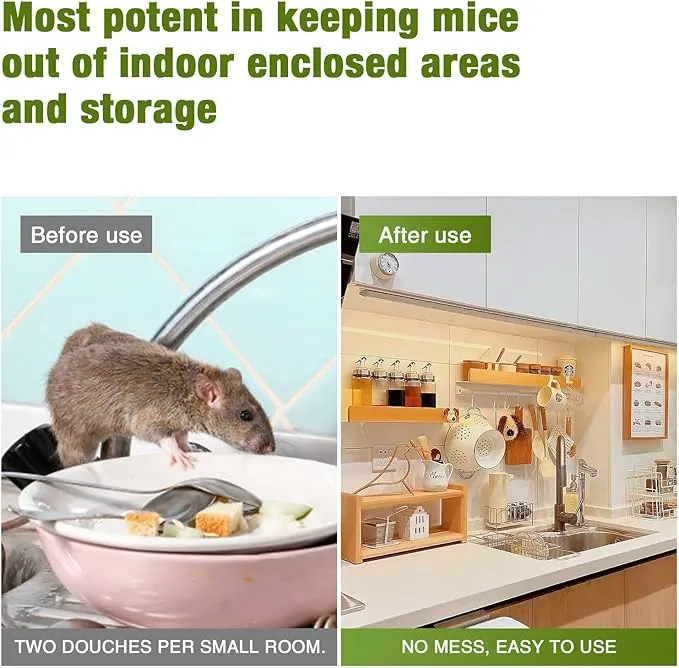 Rodent Mouse Repellent Pouches, 30 Natural Peppermint Oil Bags for Mice, Pest Control Pouches for Indoor Outdoor Use, Mouse Deterrents for Moths, Insect, Mosquitos