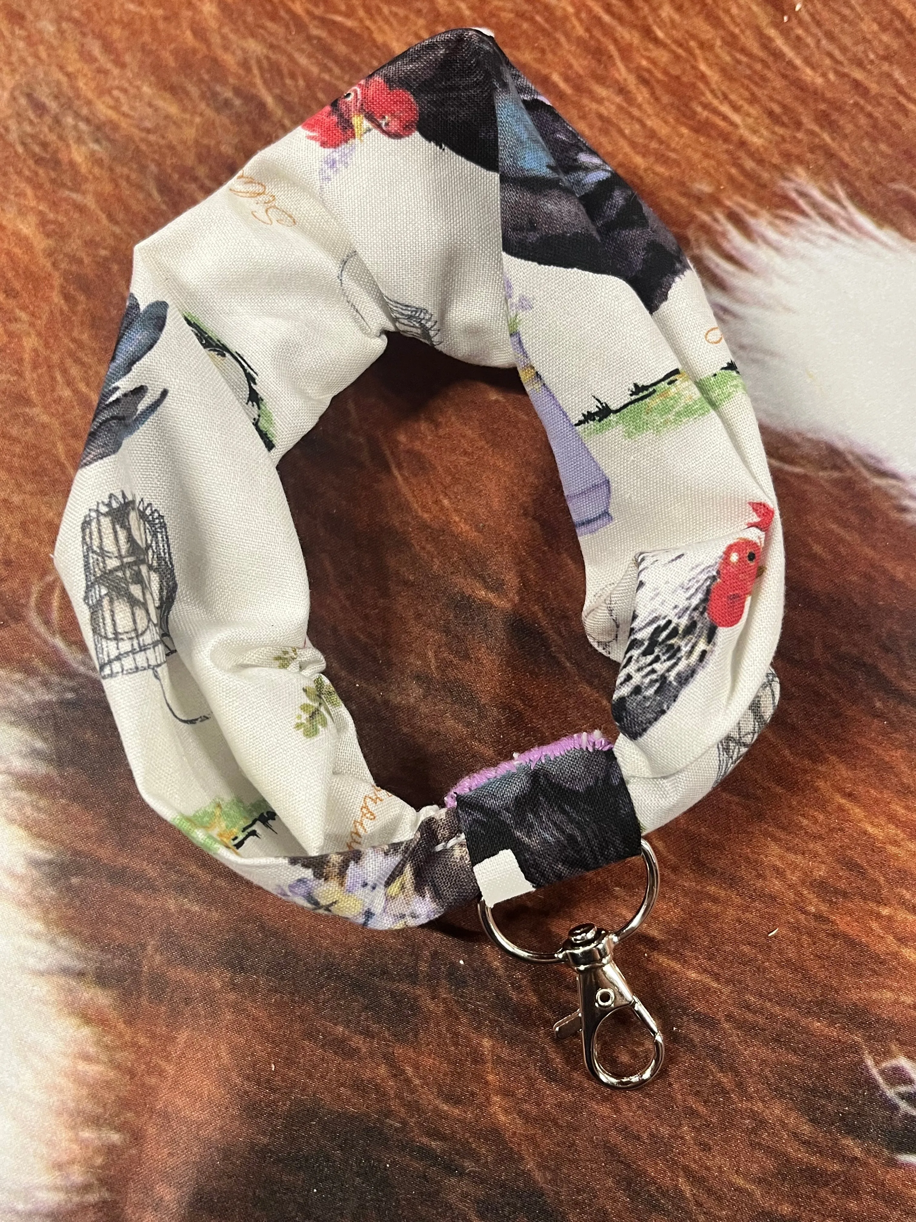 Ruffle Keychain