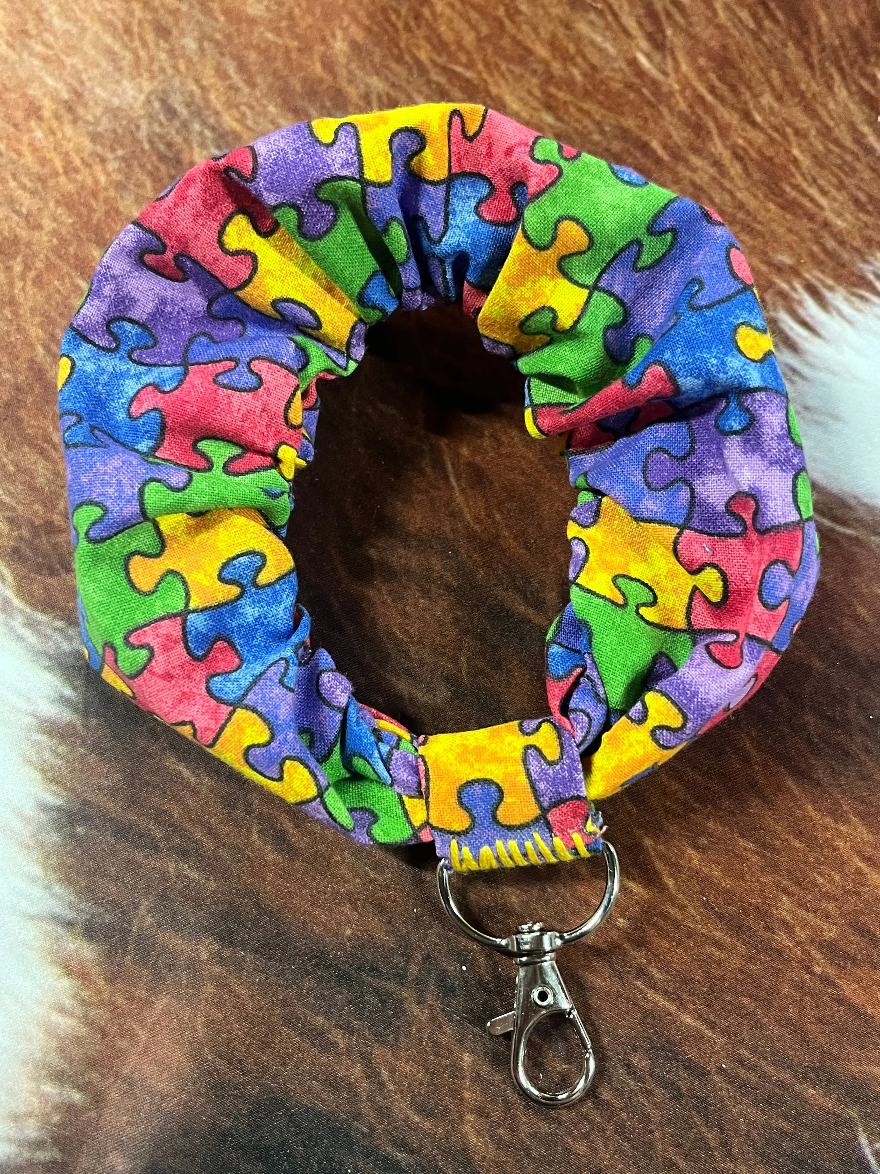 Ruffle Keychain
